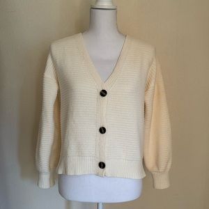 Poof Button Up Cardigan